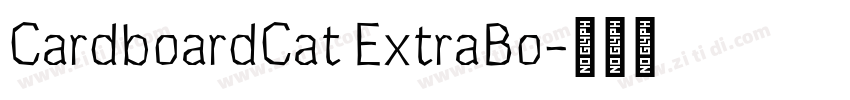 CardboardCat ExtraBo字体转换